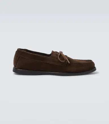 Saman Amel City Moc suede boat shoes | Thumbnail 6