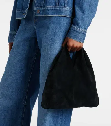 The Row Bindle Small suede top-handle bag | Thumbnail 5 The Row Bindle Small suede top-handle bag | Thumbnail 5
