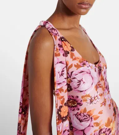 Chloe Chloé Floral knot-detail swimsuit | Thumbnail 3