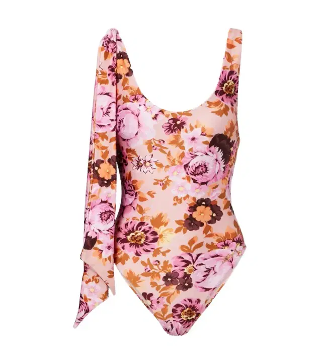 Chloe Chloé Floral knot-detail swimsuit