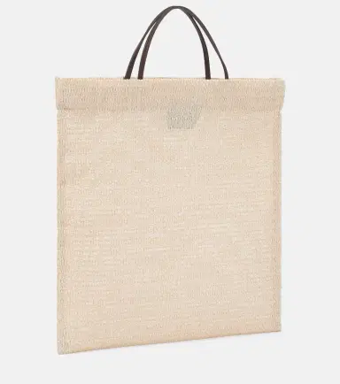 The Row Barn Mini leather-trimmed tote bag | Thumbnail 3 The Row Barn Mini leather-trimmed tote bag | Thumbnail 3