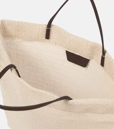 The Row Barn Mini leather-trimmed tote bag | Thumbnail 4 The Row Barn Mini leather-trimmed tote bag | Thumbnail 4