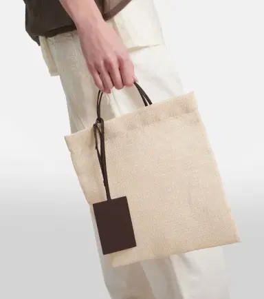 The Row Barn Mini leather-trimmed tote bag | Thumbnail 5 The Row Barn Mini leather-trimmed tote bag | Thumbnail 5
