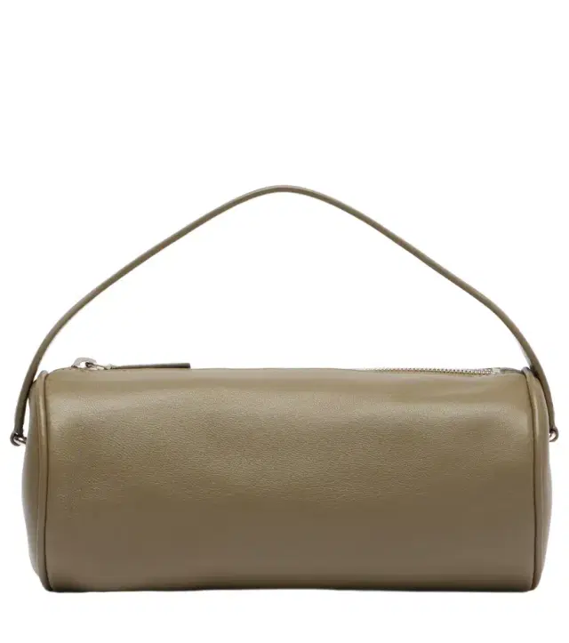 Round 90's leather tote bag