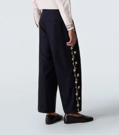 BODE Snowdrop wool-blend wide-leg pants | Thumbnail 5