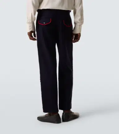 Bode Carroll embroidered wool straight pants | Thumbnail 2 Bode Carroll embroidered wool straight pants | Thumbnail 2