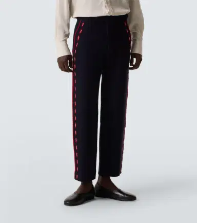 Bode Carroll embroidered wool straight pants | Thumbnail 3 Bode Carroll embroidered wool straight pants | Thumbnail 3