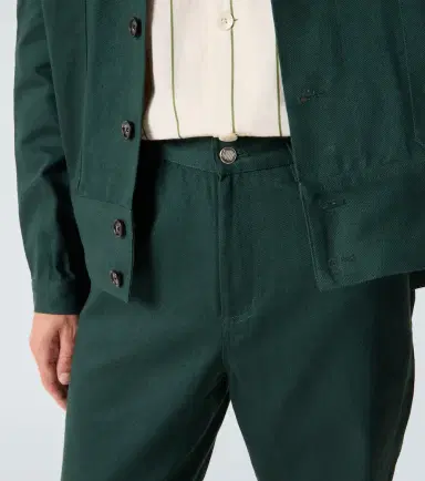 Bode Knolly Brook cotton twill straight pants | Thumbnail 2