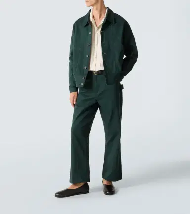 Bode Knolly Brook cotton twill straight pants | Thumbnail 4