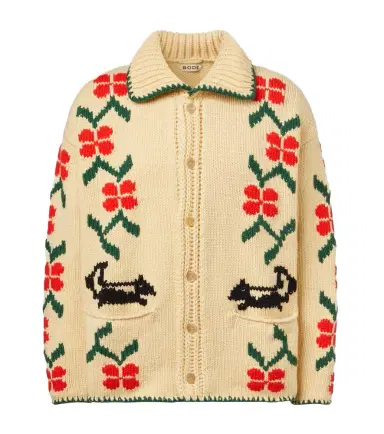 BODE Pirate Ship virgin wool cardigan | Thumbnail 1 BODE Pirate Ship virgin wool cardigan | Thumbnail 1