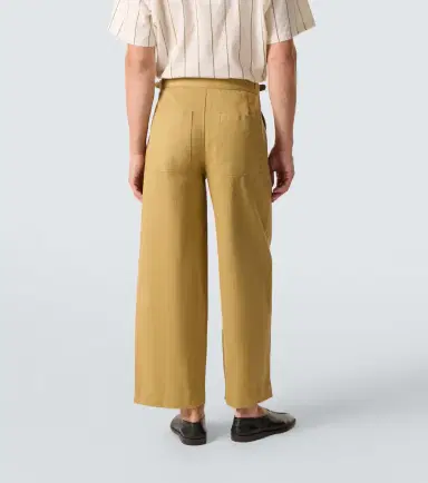 BODE Cotton twill wide-leg pants | Thumbnail 3 BODE Cotton twill wide-leg pants | Thumbnail 3