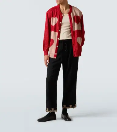 Bode Lamé jacquard cardigan | Thumbnail 2