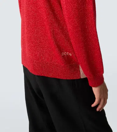 Bode Lamé jacquard cardigan | Thumbnail 3