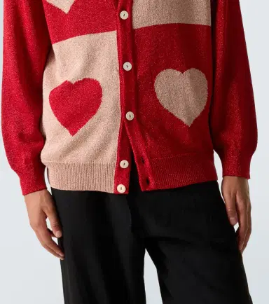 Bode Lamé jacquard cardigan | Thumbnail 6