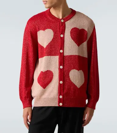 Bode Lamé jacquard cardigan | Thumbnail 7
