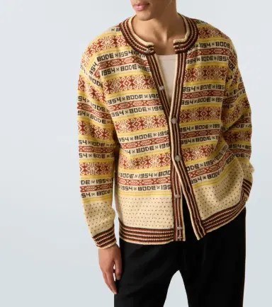 BODE Marzipan jacquard wool cardigan | Thumbnail 5 BODE Marzipan jacquard wool cardigan | Thumbnail 5