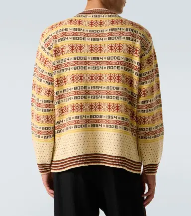 BODE Marzipan jacquard wool cardigan | Thumbnail 6 BODE Marzipan jacquard wool cardigan | Thumbnail 6