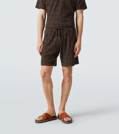Frescobol Carioca Augusto cotton jacquard shorts | Thumbnail 3