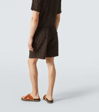 Frescobol Carioca Augusto cotton jacquard shorts | Thumbnail 4