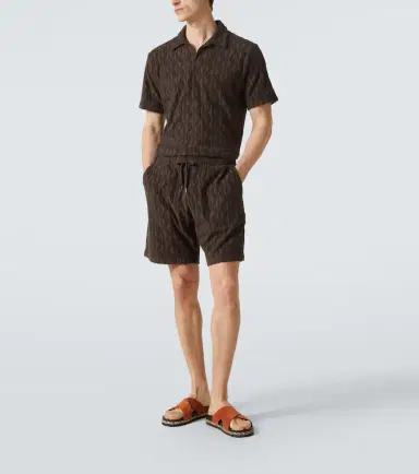 Frescobol Carioca Augusto cotton jacquard shorts | Thumbnail 5