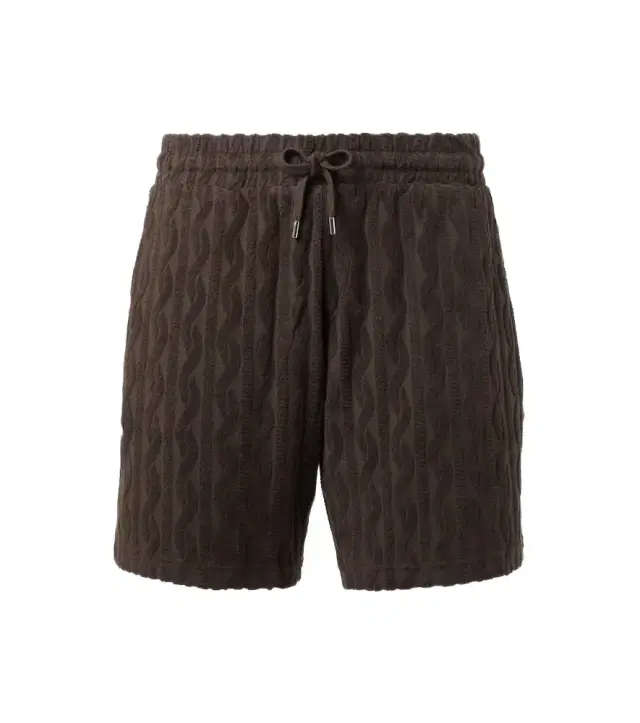Frescobol Carioca Augusto cotton jacquard shorts