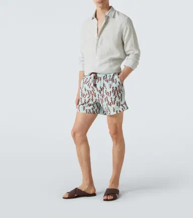 Orlebar Brown Giles linen shirt | Thumbnail 3
