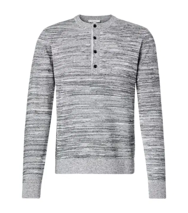 JW Anderson Cotton and linen-blend Henley shirt