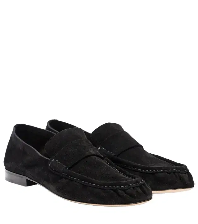 The Row Soft suede loafers