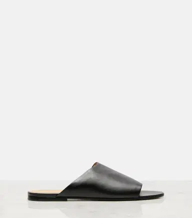 The Row Signum leather slides | Thumbnail 2