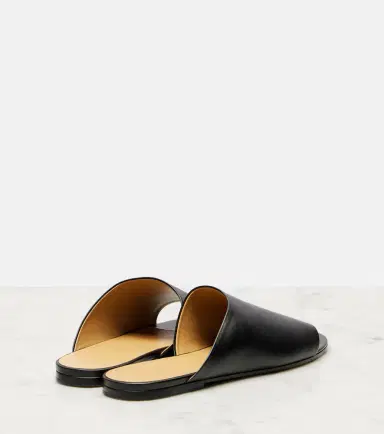 The Row Signum leather slides | Thumbnail 4
