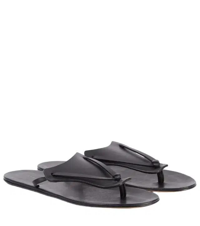 The Row Helena leather thong sandals