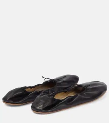 The Row Round leather ballet flats | Thumbnail 2 The Row Round leather ballet flats | Thumbnail 2