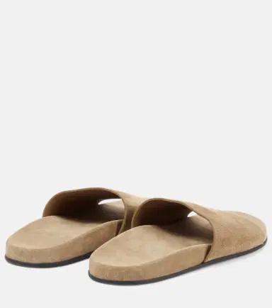 The Row Hugh suede slides | Thumbnail 3