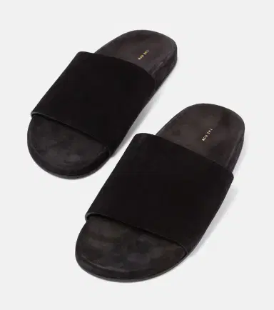 The Row Hugh suede slides | Thumbnail 3