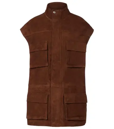 The Frankie Shop Turin oversized suede jacket | Thumbnail 1