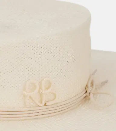 Ruslan Baginskiy Logo embellished straw hat | Thumbnail 3 Ruslan Baginskiy Logo embellished straw hat | Thumbnail 3