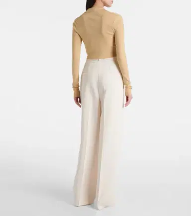 The Frankie Shop Giselle cropped polo sweater | Thumbnail 2