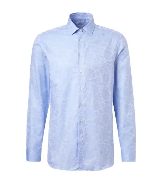 Etro Floral cotton jacquard shirt
