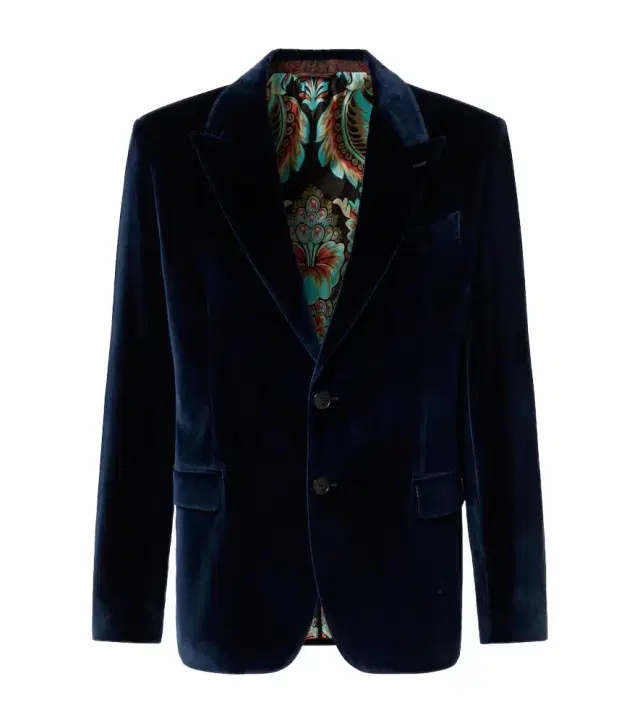 Etro Cotton velvet blazer