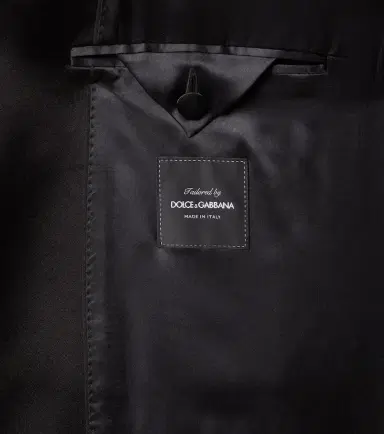 Dolce & Gabbana Wool and silk-blend tuxedo jacket | Thumbnail 2 Dolce & Gabbana Wool and silk-blend tuxedo jacket | Thumbnail 2