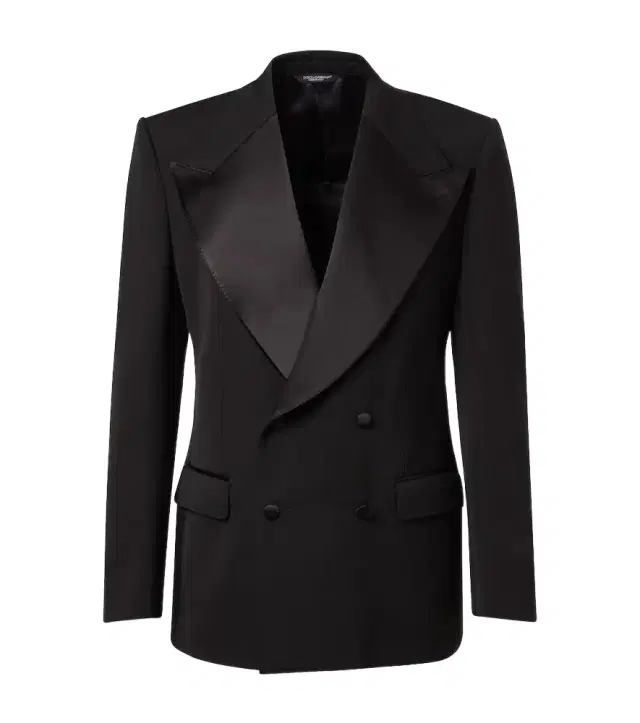 Dolce & Gabbana Wool and silk-blend tuxedo jacket