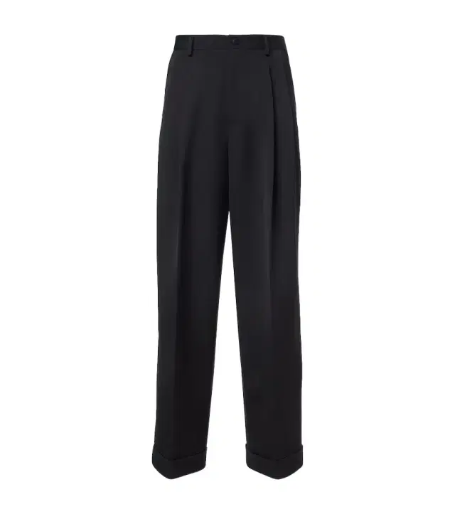 Wool and silk-blend gabardine suit pants