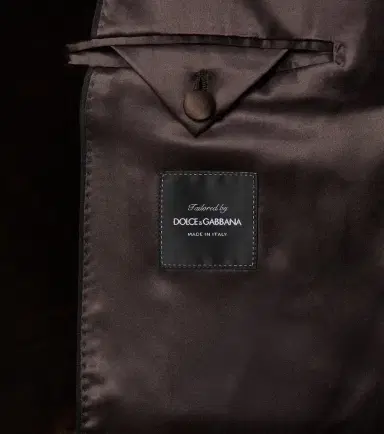 Dolce & Gabbana Cotton and silk velvet blazer | Thumbnail 2 Dolce & Gabbana Cotton and silk velvet blazer | Thumbnail 2