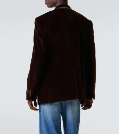 Dolce & Gabbana Cotton and silk velvet blazer | Thumbnail 8 Dolce & Gabbana Cotton and silk velvet blazer | Thumbnail 8