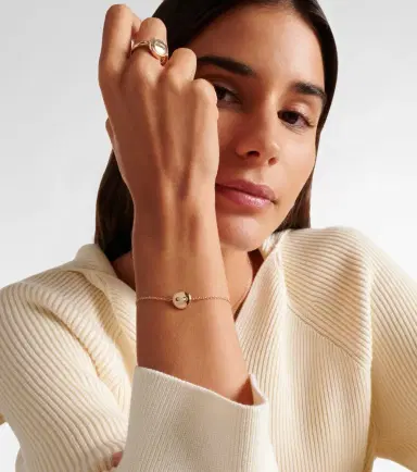 Pomellato Pom Pom Dot 18kt rose gold pendant bracelet with turquoise and diamonds | Thumbnail 4 Pomellato Pom Pom Dot 18kt rose gold pendant bracelet with turquoise and diamonds | Thumbnail 4