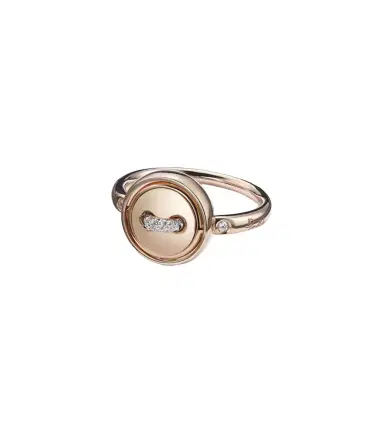 Pomellato Pom Pom Dot 18k rose gold ring with turquoise and diamonds | Thumbnail 1 Pomellato Pom Pom Dot 18k rose gold ring with turquoise and diamonds | Thumbnail 1