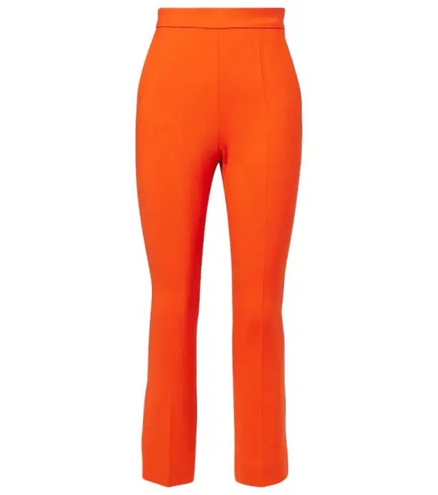 Max Mara Nepeta high-rise wool-blend straight pants