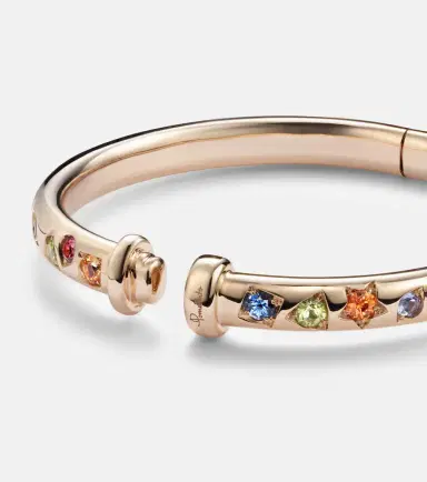 Pomellato Iconica 18kt rose gold bangle with gemstones | Thumbnail 2 Pomellato Iconica 18kt rose gold bangle with gemstones | Thumbnail 2