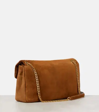 Saint Laurent Calypso Large suede shoulder bag | Thumbnail 3
