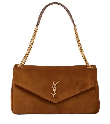 Saint Laurent Calypso Large suede shoulder bag | Thumbnail 1